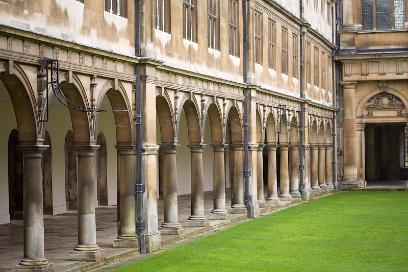庭院,英国剑桥,剑桥大学,水平画幅,建筑,无人,草坪,工业,大学,著名景点
