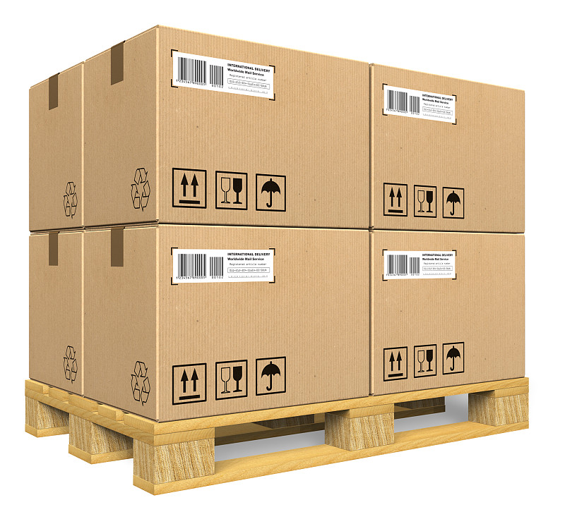 货盘,纸箱,水平画幅,器材箱,垒起,板条箱,货运,纸板,交通方式,瓦楞纸板