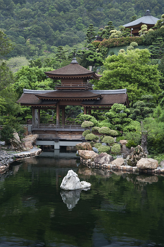 池塘,园林,寺庙,清朝,苏州,东方石景花园,明朝风格,犹太教会堂,道教,女修道院