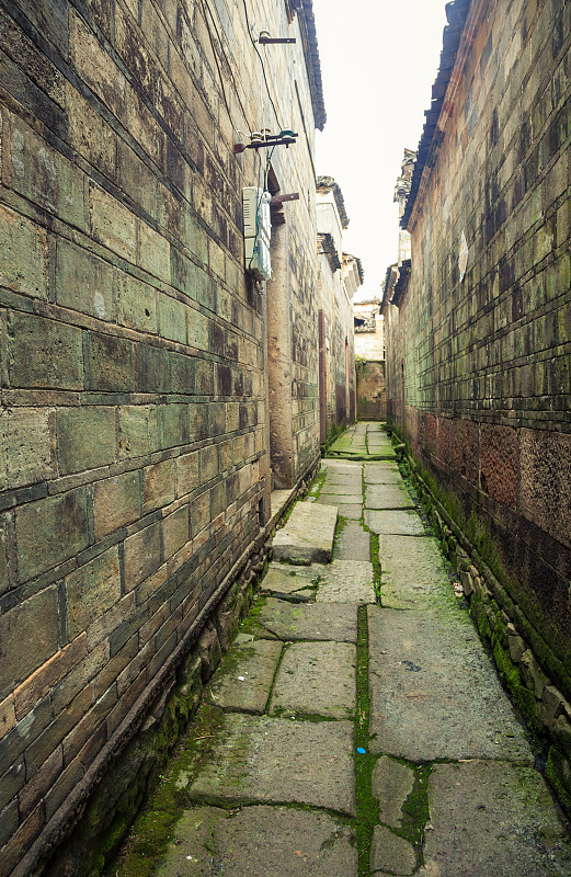 石材,巷,福州,江西省,垂直画幅,无人,古老的,户外,被抛弃的,建筑业