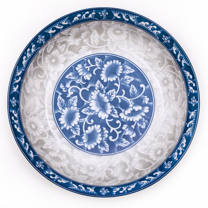 盘子,远古的,青花瓷,陶瓷制品,空板,中国,瓷器,古董,蓝色,白色