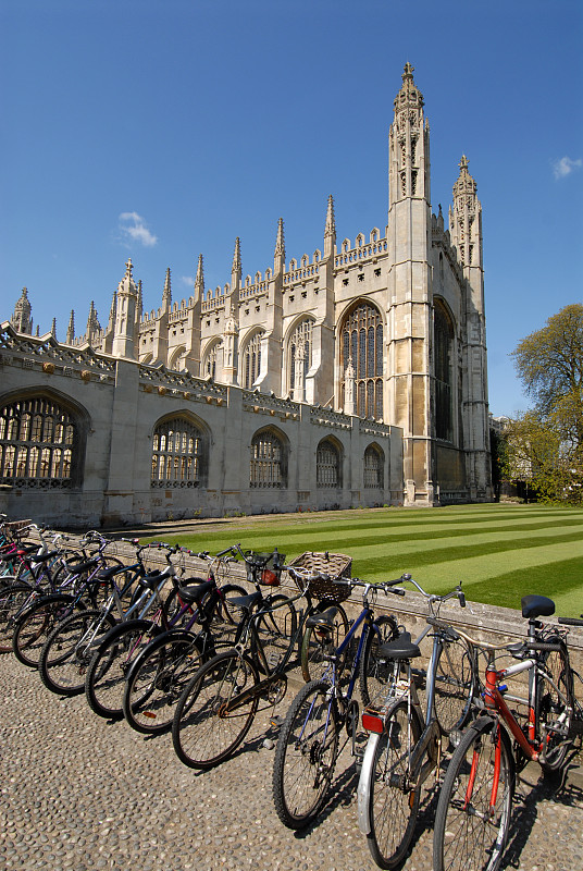 大学,城镇,英国,英国剑桥,剑桥大学,垂直画幅,天空,留白,蓝色,静止的