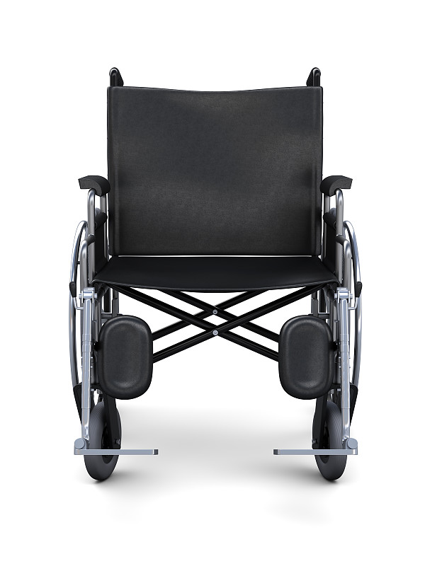 轮椅,正面视角,垂直画幅,车轮,易接近性,无人,椅子,白色背景,健康保健,移动式