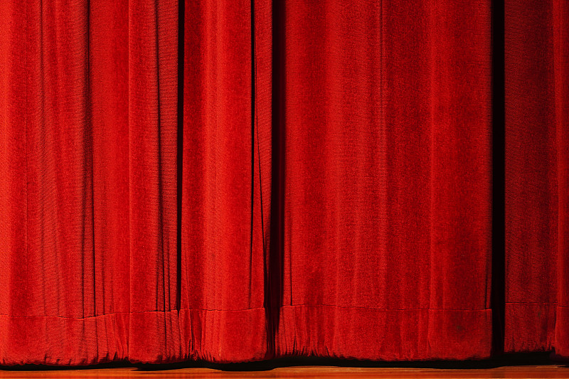窗帘,舞台,表演艺术活动,平衡折角灯,事件,红色天鹅绒,幕布,褶边,水平画幅,无人