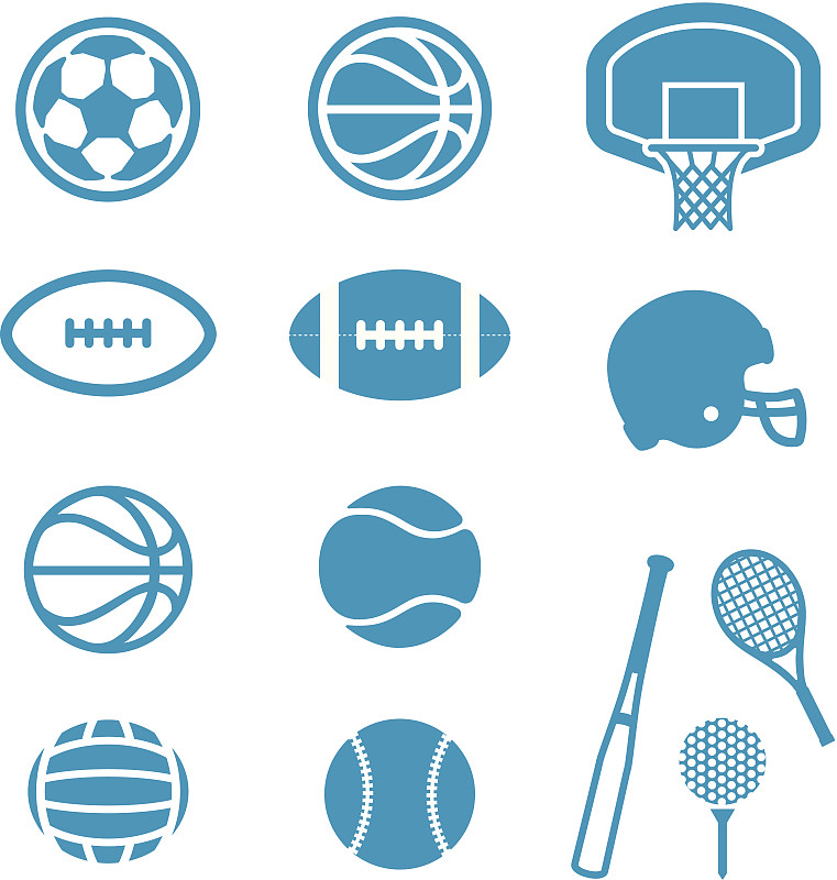 球,符号,体育器械,橄榄球头盔,网球,棒球头盔,美式足球,棒球棒,足球,篮球