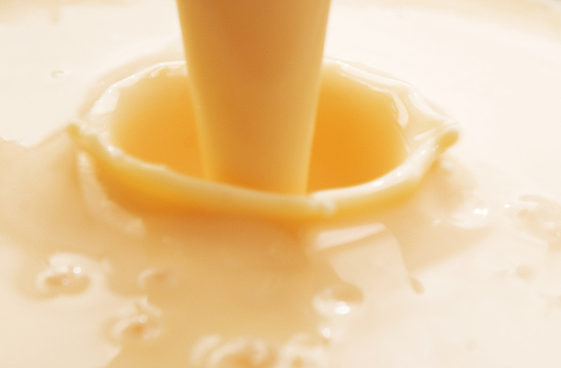 母乳,乳糖发酵,替代,奶制品,水平画幅,平视角,奶油,桃,维生素,酸奶