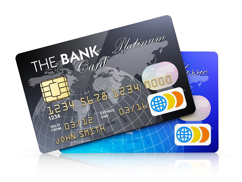 信用卡,白色背景,背景分离,水平画幅,无人,金融,银行业,塑胶,摄影