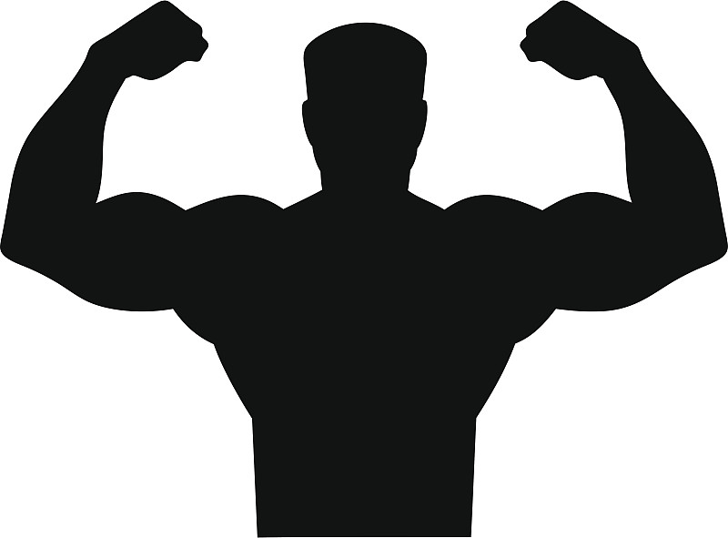 男人,韧性,计算机图标,硬朗,大力士,胸肌,鼓起肌肉,健美身材,力量,留白