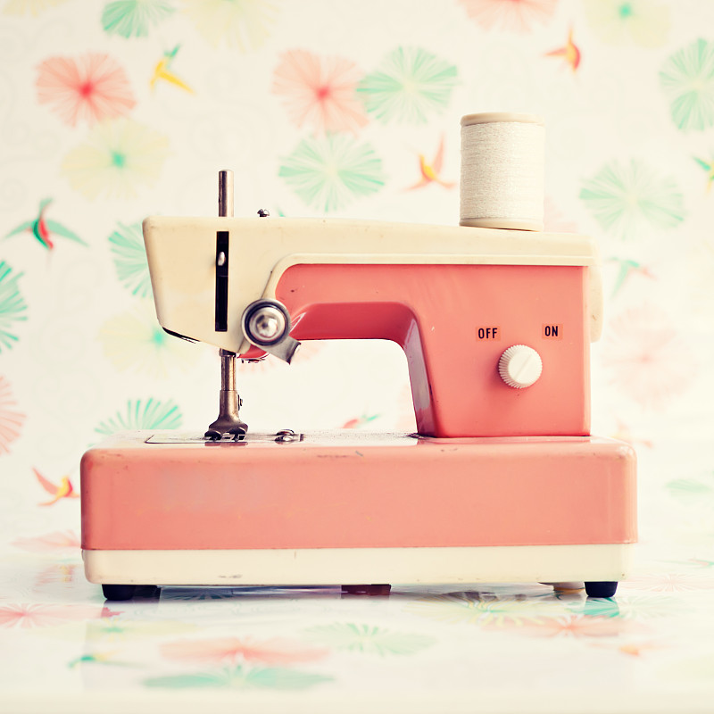 缝纫机,粉色,玩具,特写,机器,进行中,女性特质,古典式,方形画幅,儿童房