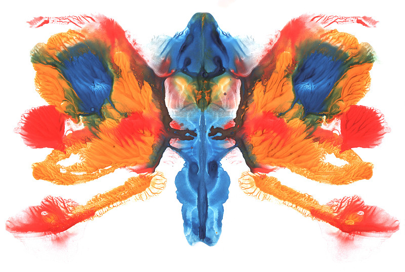 罗夏测试,抽象,对称,幻想性错觉,心理健康,点状,医学检测,歇斯底里,科学实验