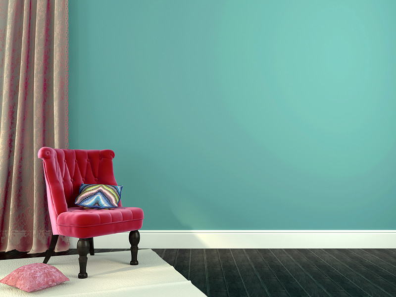 椅子,华贵,粉色,壁脚板,水平画幅,墙,无人,家庭生活,地毯,天鹅绒