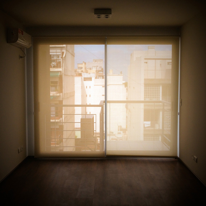 无人,住宅房间,布宜诺斯艾利斯,空调,阴影,前景聚焦,彩色图片,窗帘,卧室,地板