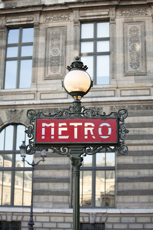 巴黎地铁标志,法国