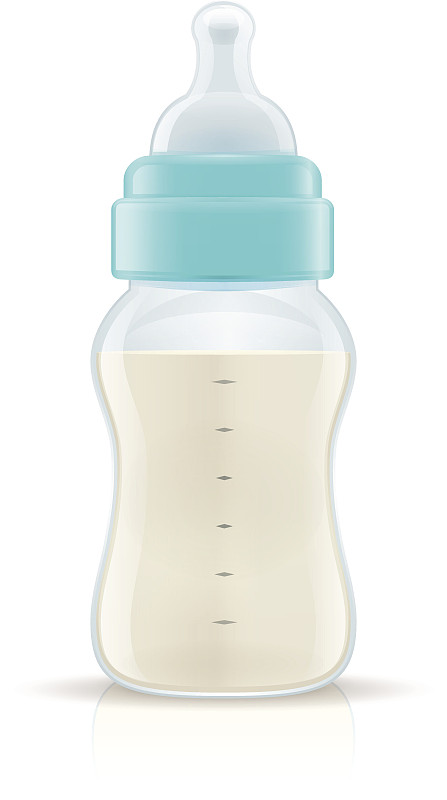 婴儿奶瓶,饮食,奶制品,无人,绘画插图,玻璃,白色背景,婴儿,塑胶,背景分离