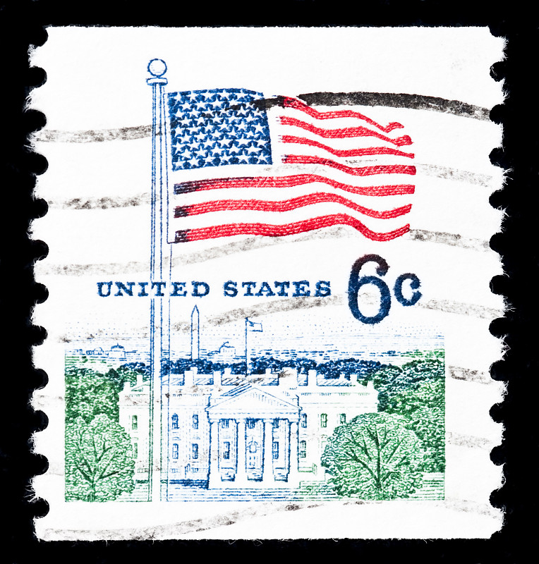 美国,1968,分币符号,数字6,垂直画幅,正面视角,美国国庆日