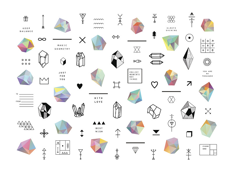 水晶,几何形状,时尚,请柬,金字塔形,背景分离,华贵,模板,现代,几何学