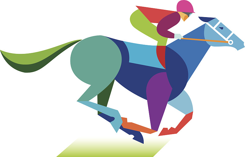 职业赛马骑师,马,插画,体育比赛,赛马,绘画插图,2015年,赛程,矢量,鞍