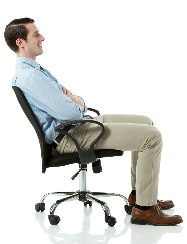 椅子,男商人,侧面视角,垂直画幅,美人,黑发,办公椅,白人,卷袖,男性
