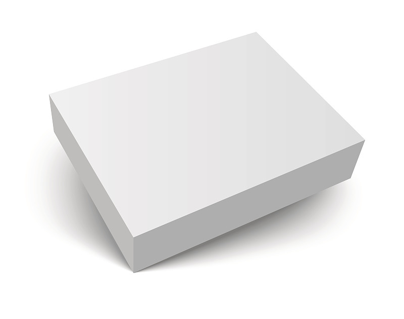 盒子,空白的,阴影,包装,纸盒,模板,模型,灰度图像,留白,形状