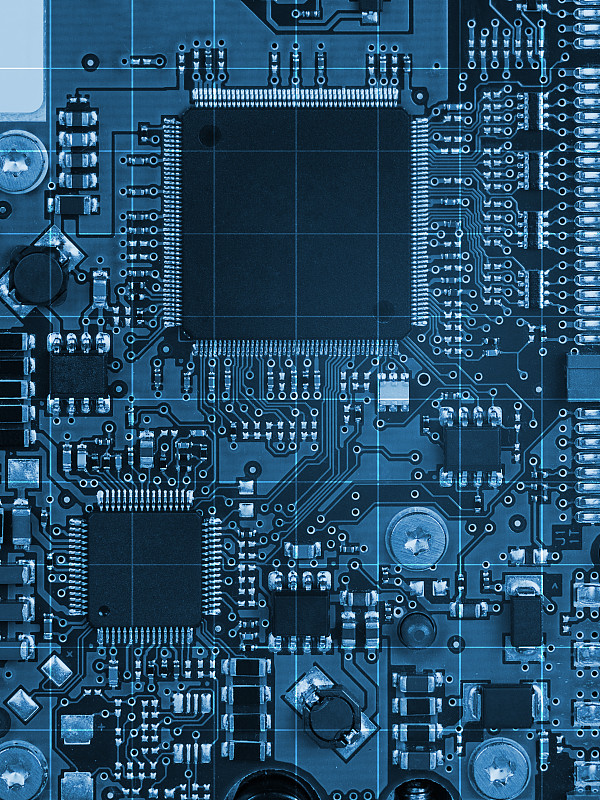 母板,蓝色,电脑芯片,垂直画幅,电路板,技术,图像,壁脚板,无人,2015年