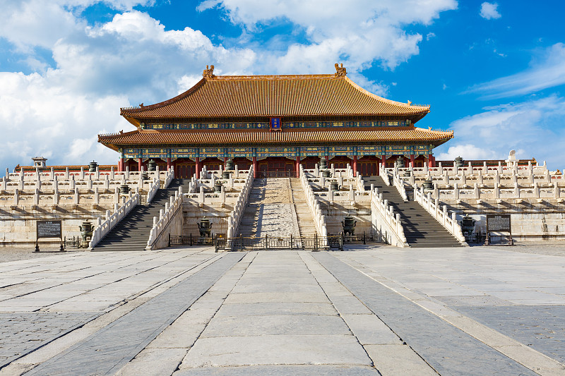 forbidden,city,Hall,of,Supreme,Harmony,,building,scenery，,in,beijing,China