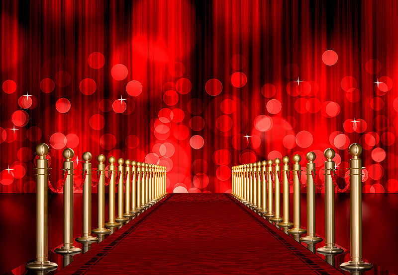 红毯,镜头眩光,窗帘,水平画幅,夜晚,走廊,地毯,音乐节,嘎啦苹果,门厅