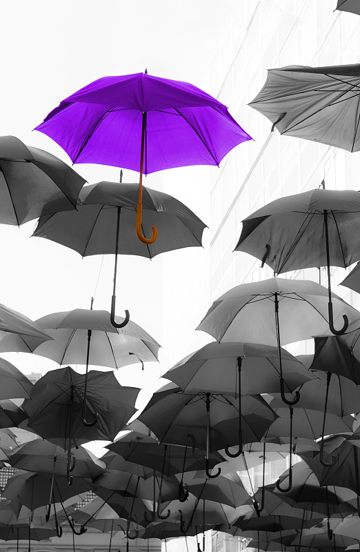 伞,概念,个性,垂直画幅,灵感,无人,组物体,心理健康,安全,反差