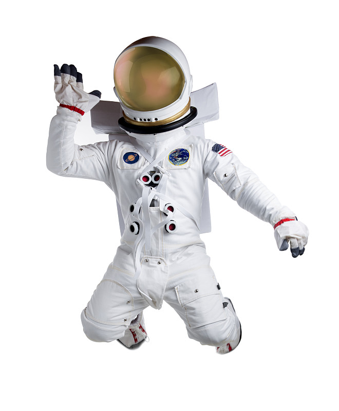 宇航员,白色,分离着色,俄罗斯宇航员,轻轻浮起,太空头盔,太空服,空间探索,古怪的,垂直画幅