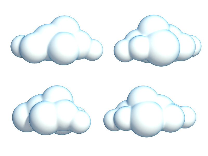 云,三维图形,绘画插图,卡通,云景,环境,天气,2015年,天空,毛绒绒