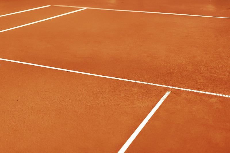 网球运动,球场边线,条纹,红土,田地,操场,中央球场,网球场,球场,球拍运动