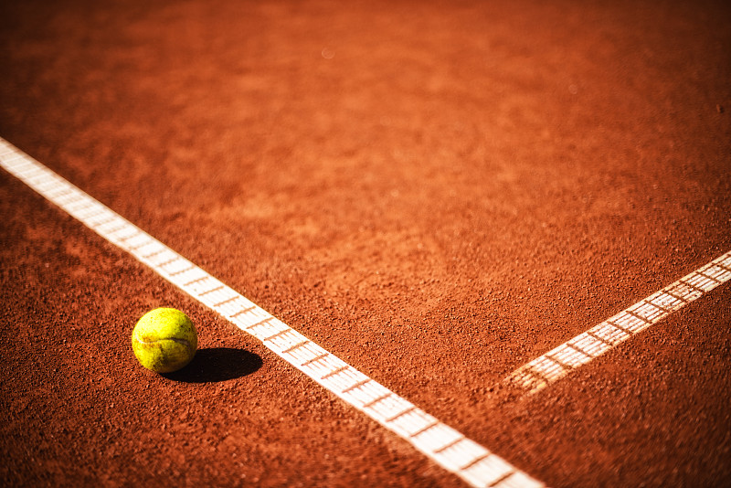 网球运动,黄色,球场边线,红土,中央球场,网球场,乡村俱乐部,球场,网球,选择对焦