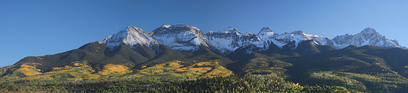 山,灌木,秋天,斯奈佛尔斯山脉,洛矶山脉,uncompahgre,national,forest,三鹃国家森林,科罗拉多州,圣胡安山脉,山脉