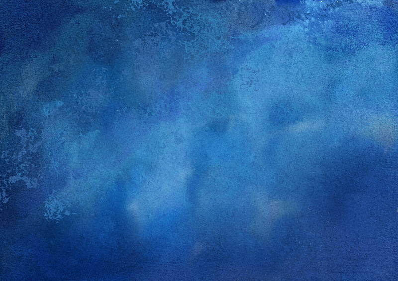 抽象,蓝色,水彩背景,从容态度,粗糙的,画布,水彩画颜料,绘画艺术品,天空,背景幕