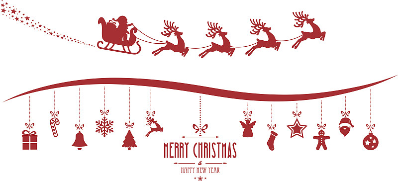 动物雪车,红色,悬挂的,圣诞老人,天气,背景,分离着色,球体,部分