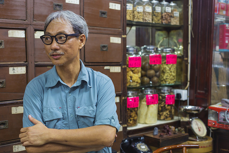 传统,中国茶,零售行业职位,茶馆,水平画幅,商店,男商人,男性,仅男人,仅成年人