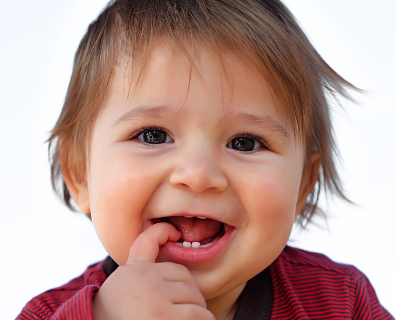 婴儿,乳牙,咬牙环,欧亚种族,6到11个月,水平画幅,人的嘴,仅男孩,白人,0到11个月