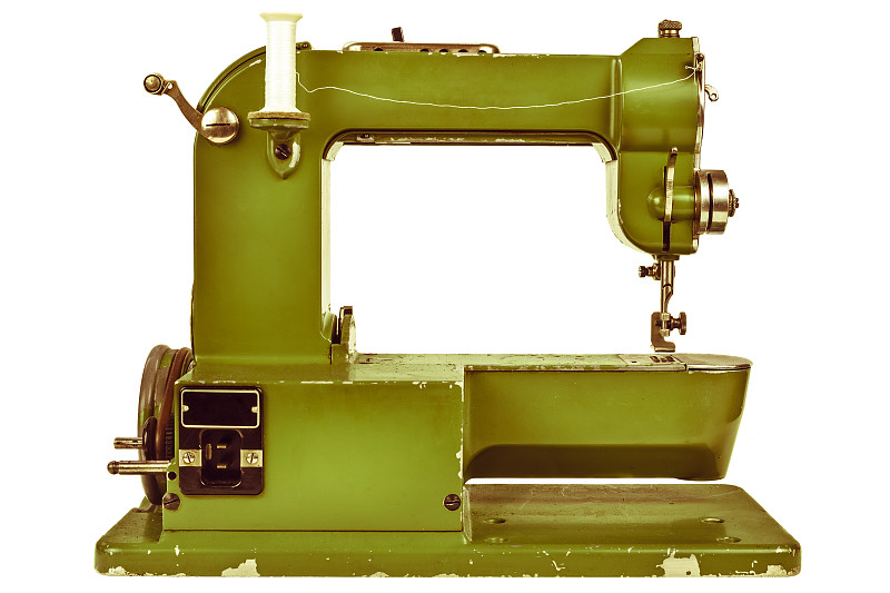 缝纫机,白色,复古风格,图像,分离着色,制造机器,1950-1959年图片,1960年-1969年,操作指南,古董