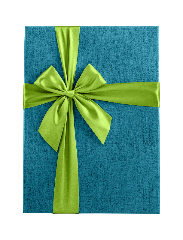 缎带,绿色,蓝色,包装纸,分离着色,垂直画幅,蝴蝶结,符号,板条箱