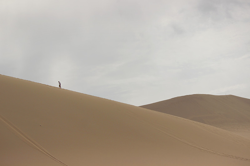 沙丘,塔尔沙漠,敦煌,蒙古,甘肃省,内蒙古自治区,中国华北部,水平画幅,沙子,无人