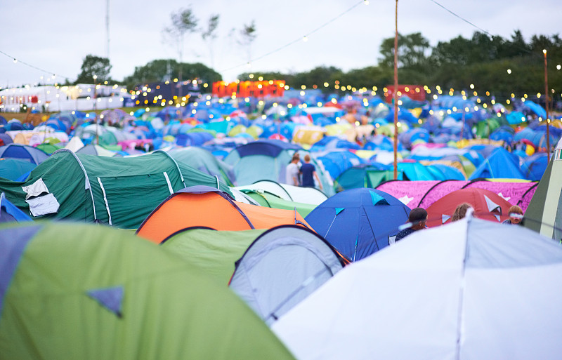 帐篷,城市,音乐节,吝啬的,临时的,留白,休闲活动,夏天,周末活动,草