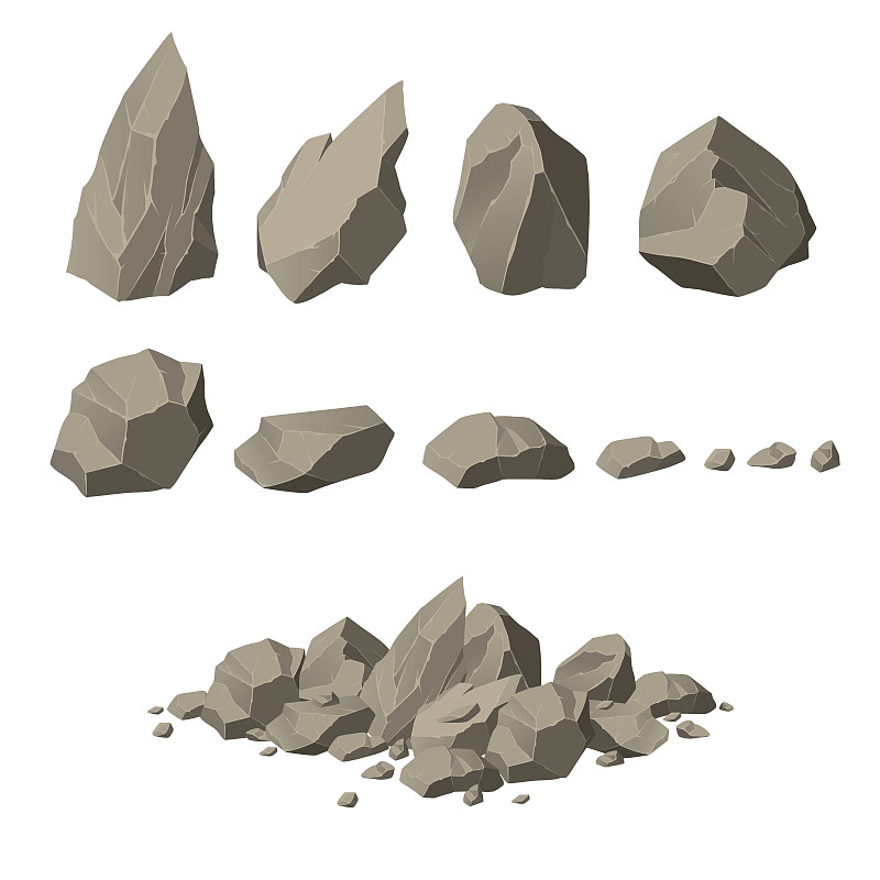 岩石,化学元素周期表,绘画插图,褐色,重的,艺术,无人,块状,符号,巨大的
