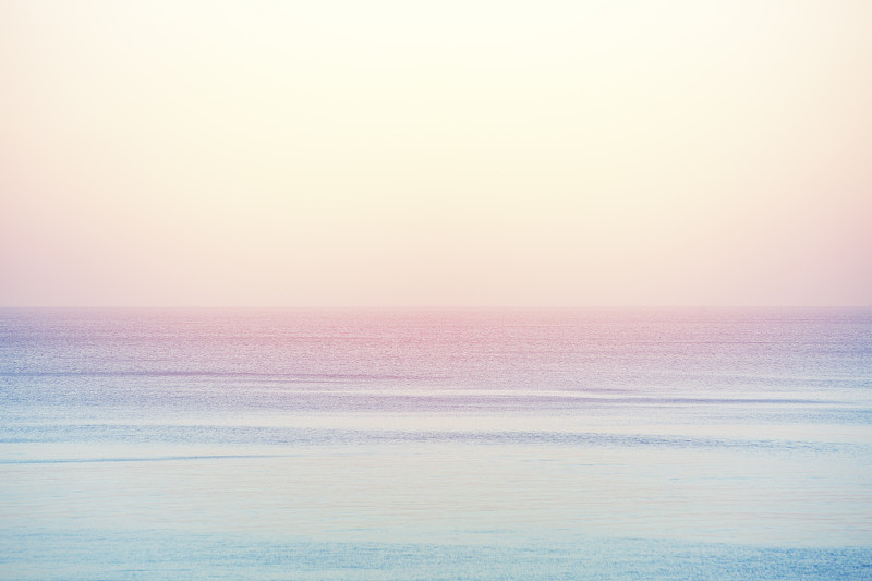 海洋,在上面,海景,宁静,柔和色,珊瑚色,气候与心情,禅宗,阶调图片,雾