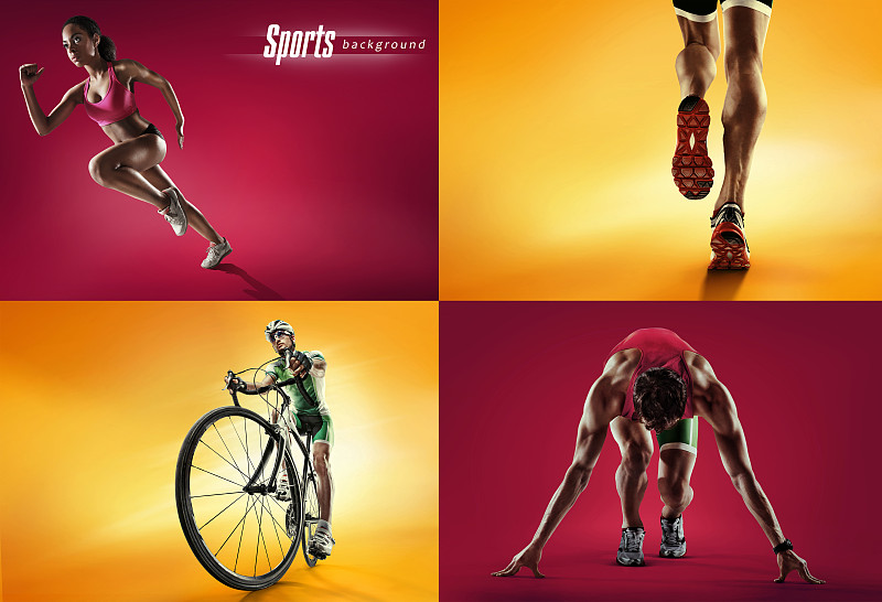 骑自行车,慢跑,运动,背景,运动员,田径运动员,职业运动员,体育比赛,体育团队,力量