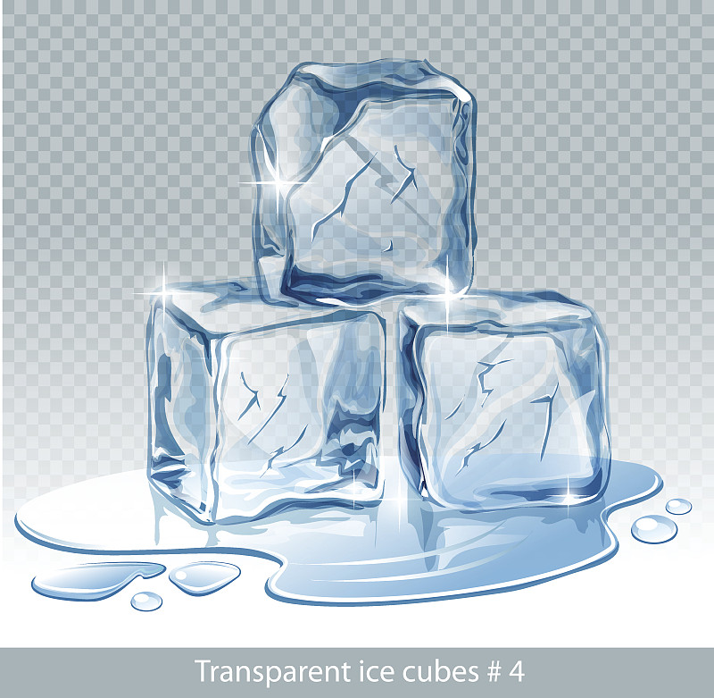 冰块,饮用水,矢量,蓝色,水滴,透明,形状,块状,绘画插图,玻璃