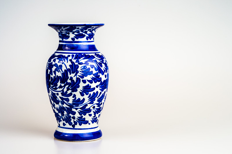花瓶,古董,中国,瓷器,陶瓷工艺品,蓝色,陶瓷制品,白色,美,绘画作品
