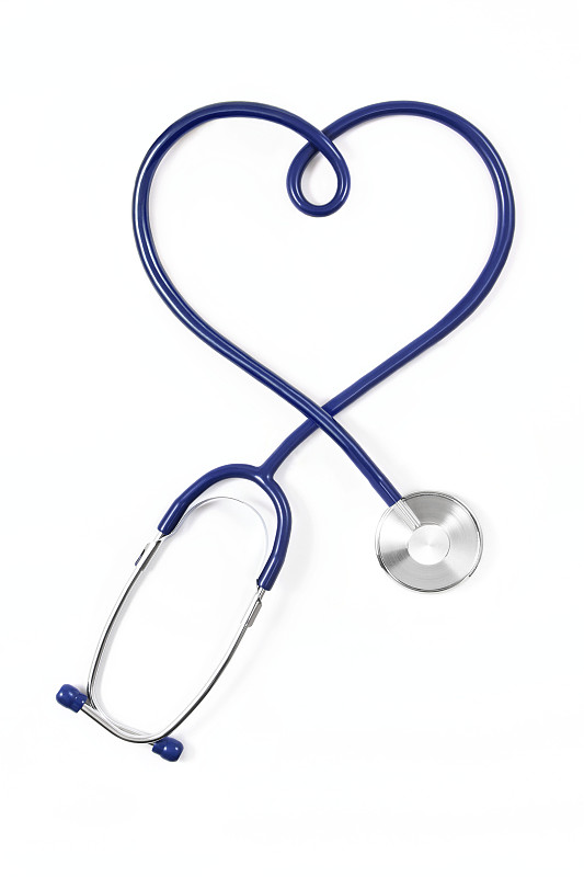 听诊器,心型,医疗器械,心脏病发作,健康保健,药,白色背景,人类心脏,垂直画幅
