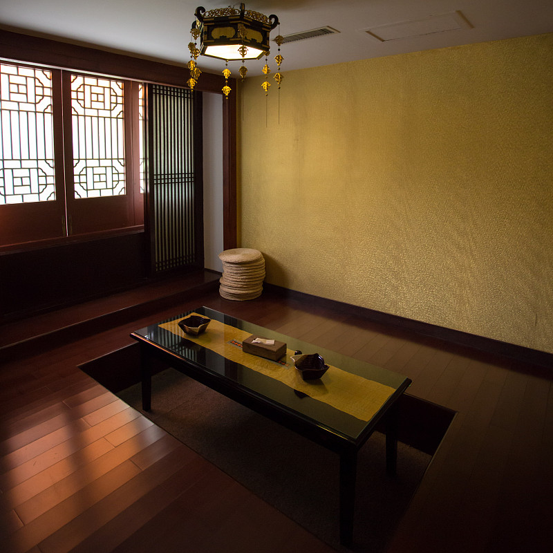 室内,古典风格,极简构图,风水,禅宗,褐色,座位,无人,组物体,地毯