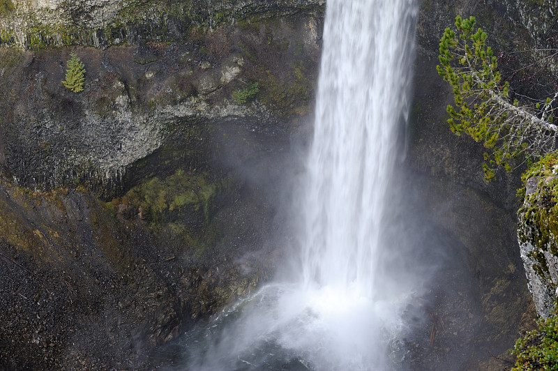 布兰迪万瀑布,加拿大,惠斯勒,自然,悬崖,水平画幅,地形,岩石,瀑布,无人