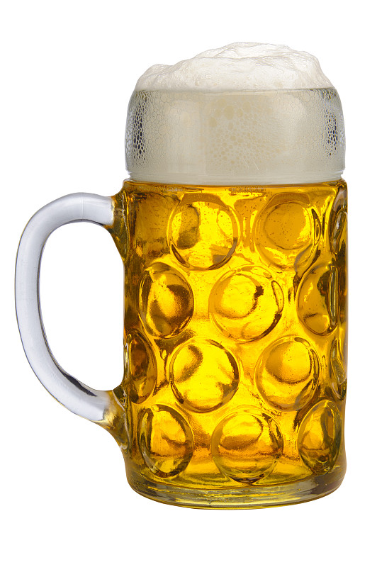 啤酒,拉格啤酒,玻璃杯,陶质啤酒杯,巴伐利亚,啤酒杯,露天啤酒店,德国,慕尼黑,品脱酒杯