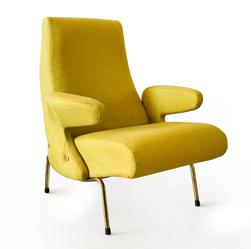 黄色,扶手椅,高雅,数字50,椅子,椅子靠背,1950-1959年图片,1960年-1969年,水平画幅,橙色